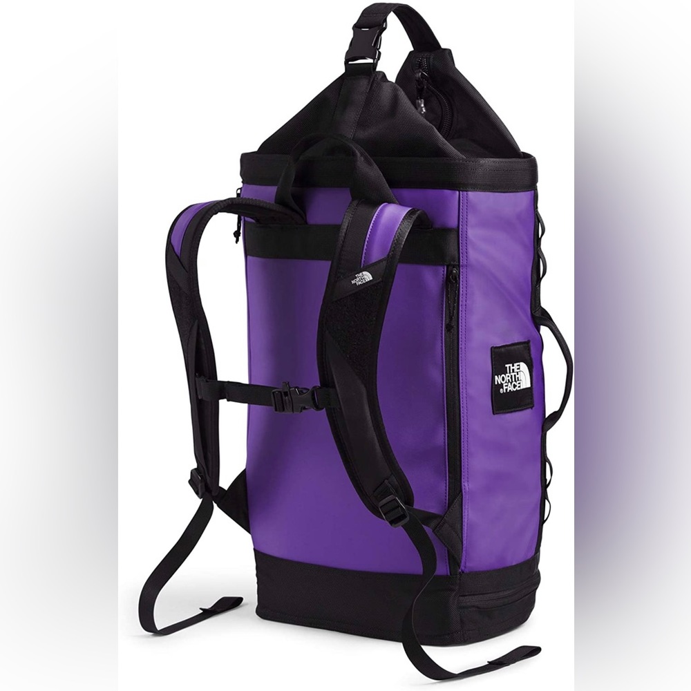The North Face Purple and Black Backpack